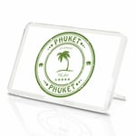 Phuket Thailand Green Classic Fridge Magnet - Palm Tree Beach Cool Gift #4589