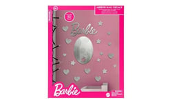 Barbie Miroirs Muraux sous Licence Officielle Mattel, Décoration de Chambre à Coucher avec Cœurs et Étoiles et Cadeau pour les Filles, Jouet Barbie et Accessoire de Chambre | Paladone