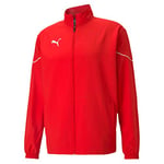 PUMA Homme Veste Teamrise Sideline Sweat shirt, Puma Red Puma Black., L EU
