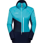 Mammut Eiger Speed ML Hybrid Half Zip Hoodie Women Sky/Night