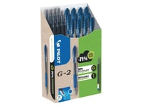 Gelpen Pilot G-2 Green Pack 0,7 Mm Blå 12 Stk. + 12 Refills - (12 Stk.)