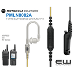 Motorola PMLN8082A 1- Wire Surveillance In Line Mic/PTT headset