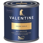 Dulux Valentine - Peinture intérieure de haute qualité - Valentine - Couleur intense & pouvoir couvrant élevé - Mat Velouté Jaune Idole 0,125 l