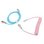 Coiled Keyboard Cable Type C To Usb Detachable Coiled Cable With Metal Avi Part