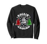 Rockin Around The Christmas Tree Plaid Matching Family Xmas Sweatshirt