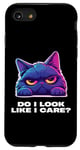 iPhone SE (2020) / 7 / 8 Bored Cat - Do I Look Like I Care? - Perfect for Cat Lovers Case