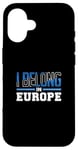 Coque pour iPhone 16 Europe Lover Italie Allemagne Vacances European Vacay