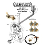 ALLPARTS EP-4147-000 Wiring Kit for Gibson ES-335 