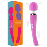 Vibrator by Oliver James - Large Wand Massager for Women - Water-Resistant Dildos, Wireless, 20 Vibration Modes & 8 Speeds - Adult Sex Toys for Men and Women, Anal Dildo, Vibrators (Pink)