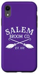 Coque pour iPhone XR Salem Broom Company Costume de sorcière d'Halloween pour femme