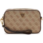 Pochette Guess  Sacoche  Vezzola Smart Small Beige/Brown EVZLP3145