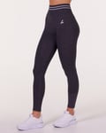 LEVITY Gravity Logo Seamless Tights Grey Iron Marl - S