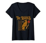 Womens Consider the Ravens Christian Bible Scripture Luke 12:24:26 V-Neck T-Shirt