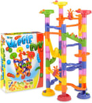 Marble Run Race Game Construction Building Blocks Toy STEM Educational Learning