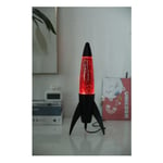 iTotal - Rocket Glitter Lamp - Red