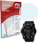 atFoliX 3x Screen Protection Film for Casio GW-7900B-1 Screen Protector clear