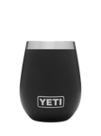 YETI Rambler Insulated Stainless Steel Wine Tumbler & Lid, 296ml, Black