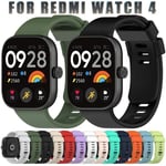 Silikoninen ranneke Redmi Watch 4:lle - Tarvike, Vaihto, Älykello Ranneke, Pehmeä Urheiluranneke, Correa Mi Watch 4 Remmi, Vaaleanpunainen Redmi Wa...