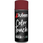 Peinture bombe - JULIEN - Color Touch - Rouge basque satin - Intérieur et extérieur