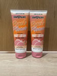 2 x Soap and & Glory PEACH PLEASE Limited Edition Body Lotion 250ml