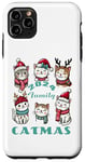 Coque pour iPhone 11 Pro Max Catmas Famille Chat Kitty Funny Christmas Holiday 2024