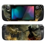 PlayVital Kit d'Autocollants de Protection pour Steam Deck OLED & LCD,Stickers Skin Vinyl pour Steam Deck OLED-Rencontre