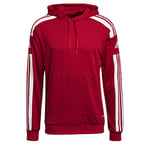 adidas Men's Squadra 21 Hoodie, Team Power Red / White, XS