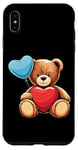 Coque pour iPhone XS Max Ours en peluche coeur amour joyeux Saint-Valentin