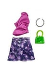 Barbie Complete Look Fashion - Pink Top & Purple Skirt