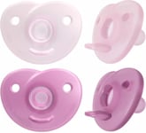 Philips Avent SCF099/22 Soothie nappar, 0 - 6 månader, 2 st, röd