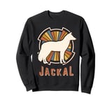 Jackal Whisperer Vintage Classic Retro Animal Love Sweatshirt