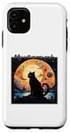 Coque pour iPhone 11 Mon chat est mon guide.