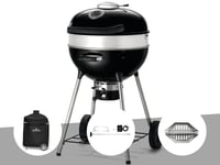 Barbecue à charbon Charcoal Kettle Pro 57 cm + Housse de protection + Rôtissoire + Lot de 2 paniers à charbon - Napoleon