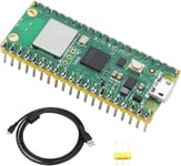 Pi Pico W Carte Mère Binghe Pico W Avec Câble Usb Basé Sur Ras-Pi Rp2040 Puce Microcontrôleur Support 2.4Ghz 802.11 B/G/N Wireless Lan Pi Pico W Processeur Arm Dual-Core