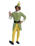 Buddy The Elf Costume Mens Christmas Movie Elves Fancy Dress Outfit Adults