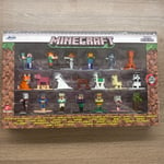 Minecraft Nano Metalfigs Die-Cast 20x Figures Series 5 Complete And Sealed