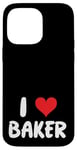 iPhone 14 Pro Max I Love Baker - Heart Case