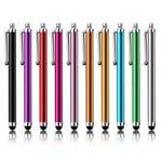 10pc Multicolour Universal Touch Screen Stylus For Iphone Ipad & Android Phone