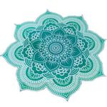 Mandala Microfiber Pool Beach Towel Blue