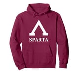 Ancient Sparta Symbol Lambda of the Spartans Pullover Hoodie