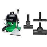 Henry W3791 George Wet and Dry Vacuum, 15 Litre, 1060 Watt, Green, Green/Black & 909257 ProKit - accessories for, James, Harry and Hetty