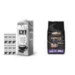 Home Barista Bundle: Oatly Barista Oat Drink 6x1 Litre & Lavazza Espresso Barista Intenso, Drum Roasted Coffee Beans 1 kg