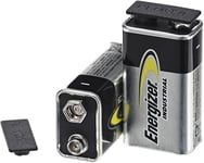 2 Energizer Industrial 9v Batteries Long lasting Alkaline Battery 6LR61 Alarm UK