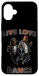 Coque pour iPhone 16 Plus Live Love Dance Rottweiler Style Hip Hop