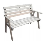 Banc de Jardin Bois de Pin Vert Banc Avec Dossier Banc Meuble Durable