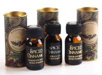 Christmas Scented Oils - Spiced Cinnamon - In Gift Boxes - Set of 3