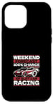 Coque pour iPhone 12 Pro Max 100 % de chances de participer à une course de voitures à sous, voiture télécommandée, mini-voiture