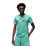 T-Shirt Nike Air Jordan Flight Graphique Tee " Emerald Rise " FB7465 349 Vert