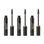 3-Pack Max Factor 2000 Calorie Mascara Black 9ml Transparent