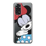 ERT Group Coque de téléphone Portable pour Xiaomi REDMI Note 11S 4G / REDMI Note 11 4G Original et sous Licence Officielle Disney Motif Minnie 033, partiel imprimé